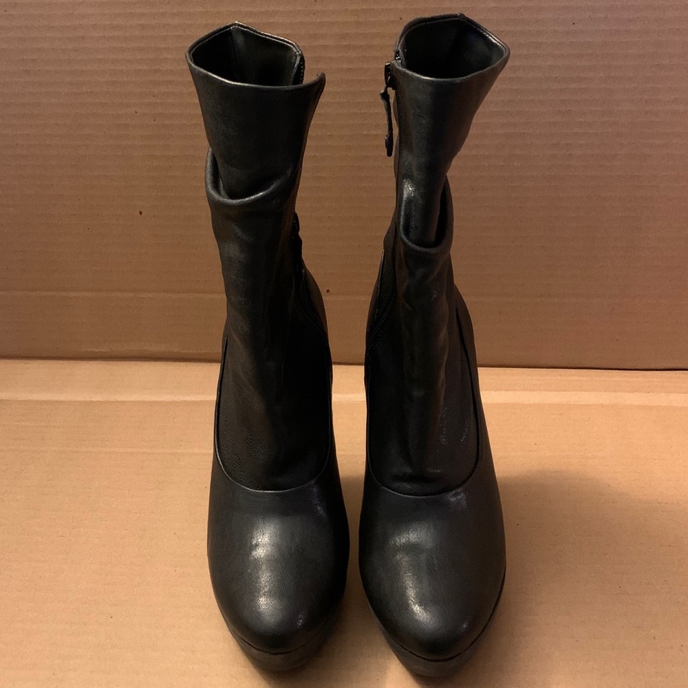 Black Wedge Boot - image 1